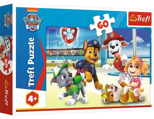Puzzle trefl 60 patrula catelusilor in lumea cateilor 17392