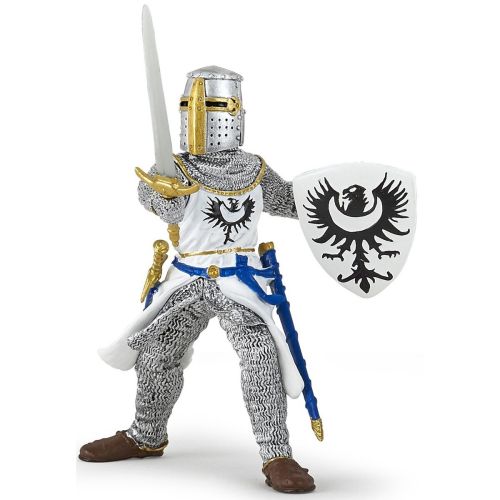 Papo figurina cavaler alb cu sabie papo39946