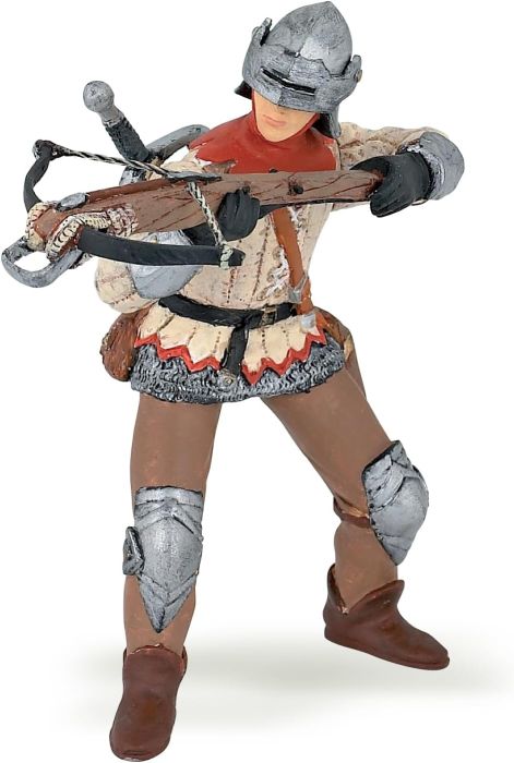 Papo figurina cavaler cu arbaleta rosu papo39752