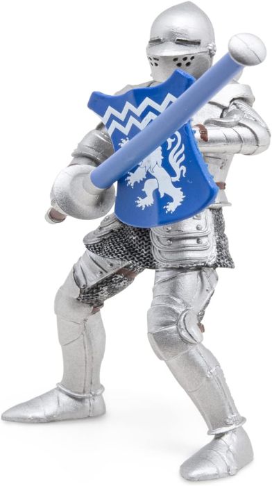 Papo figurina cavaler cu sulita si scut albastru papo39760
