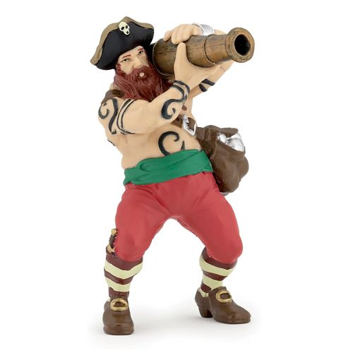 Papo figurina pirat cu tun papo39439