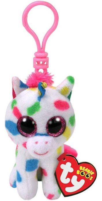 Boos harmonie unicorn cu buline breloc plus 8 5cm ty35211