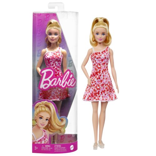 Barbie fashionista blonda cu parul prins in coada mthjt02