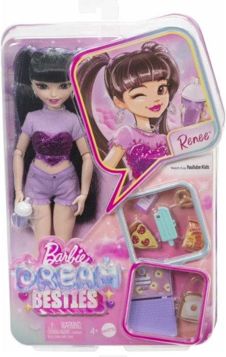Barbie dream besties papusa renee cu accesorii mthyc24