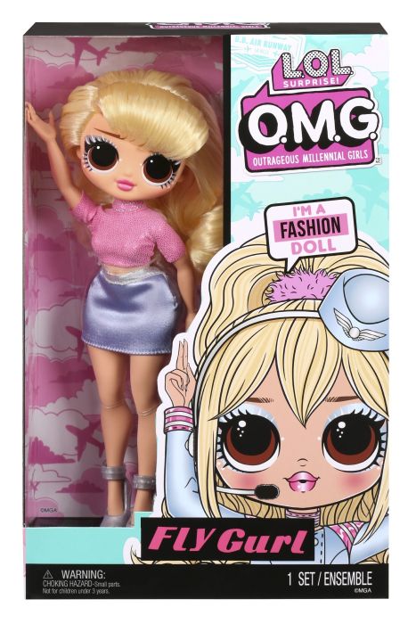 L.O.L surprise! O.M.G. Papusa fly gurl mga987697euc