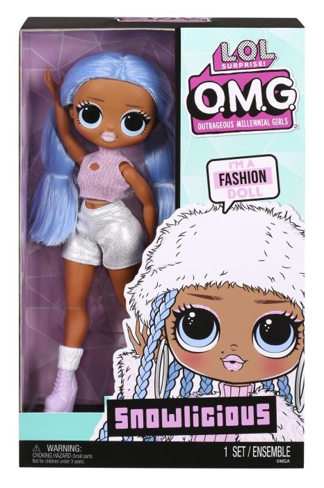 L.O.L surprise! O.M.G. Papusa snowlicious mga987703euc