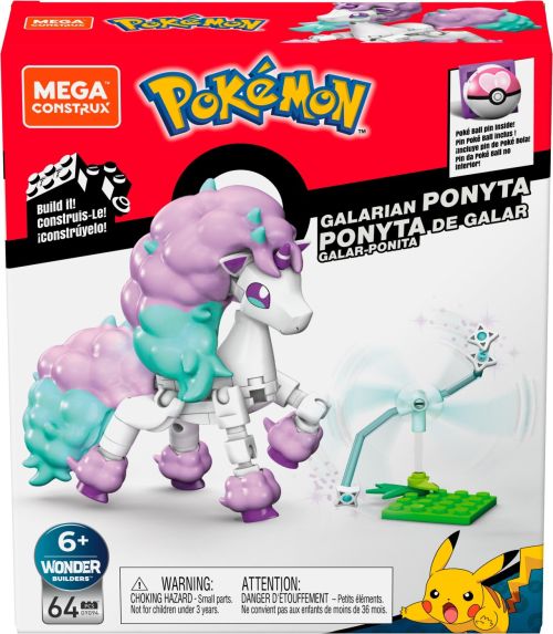 Pokemon mega construx galarian ponyta mtgdw29_gyg94