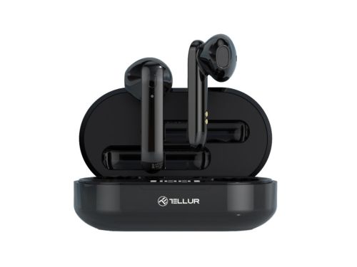 Casti bluetooth tellur flip true wireless negru tll511401