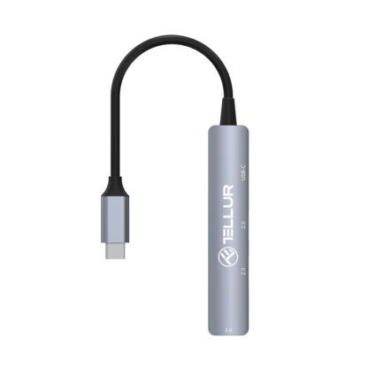 Hub usb-c 3.1 tellur 2xusb+1usb-c=1xusb 3.0 tll321051