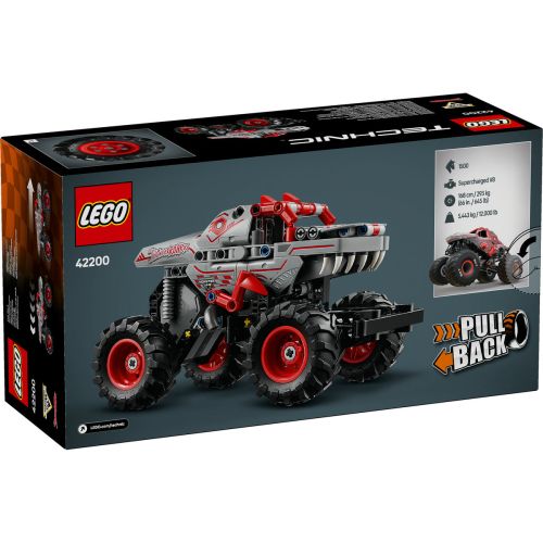 Lego technic monster jam thunderroarus pull-back l42200