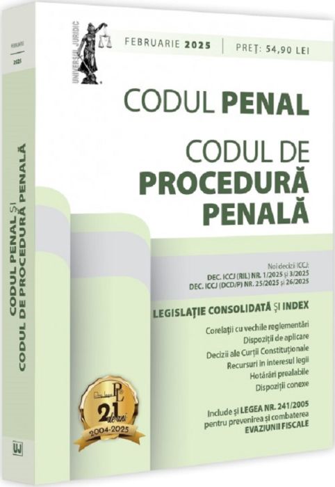 Codul penal si Codul de procedura penala, februarie 2025 - Dan Lupascu