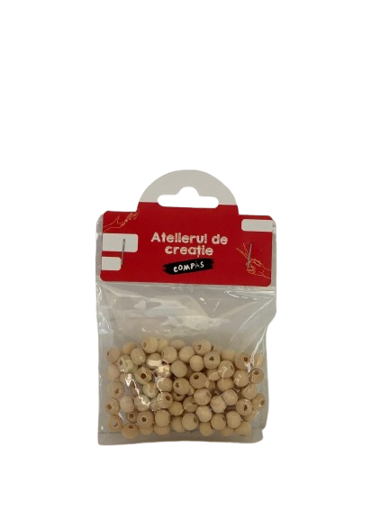 Accesorii craft - bilute lemn natur 100/set