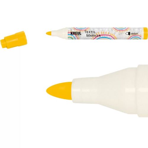 Marker textile mediu kreul 90760 yellow