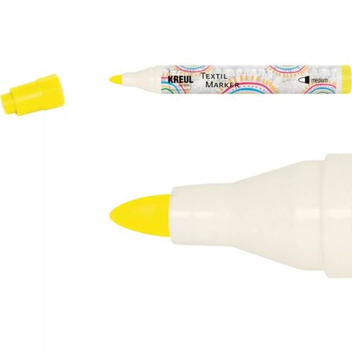Marker textile mediu kreul 90777 neon yellow