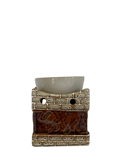 Candela aromaterapie din ceramica elefant ar6