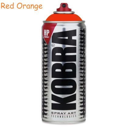 Spray kobra 400ml hp 250 red orange kohp250