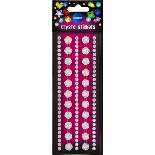 Stickere decorative cristal 3 17x7cm centrum 80963