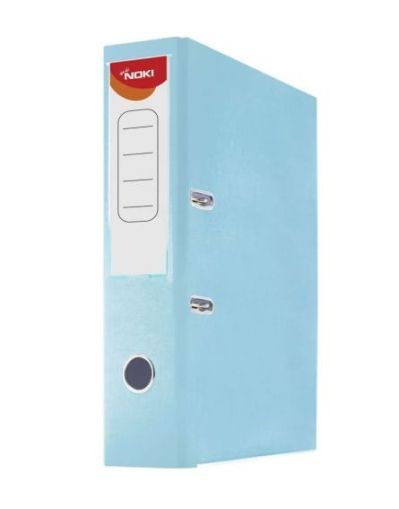Biblioraft plastifiat 70mm noki albastru deschis-1