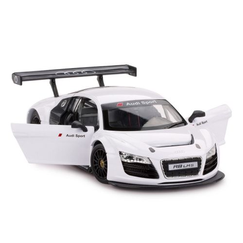 Masinuta metalica audi r8 alb scara 1 la 24 ras56100_alb