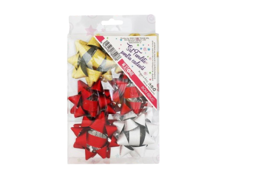 Set fundite pentru cadouri 8cm 6buc
