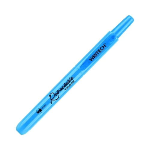 Textmarker retractabil writech pastel-albastru sky w-805s