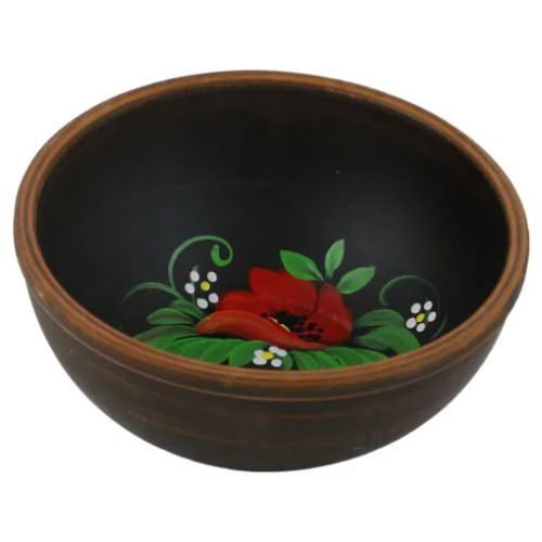 Castron din ceramica 17x7 cm angob