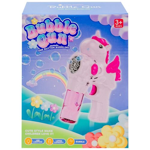 Pistol baloane de sapun cu baterii unicorn 515