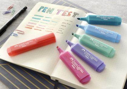 Textmarker set 8(6pastel+2galben)1546 faber fc154681