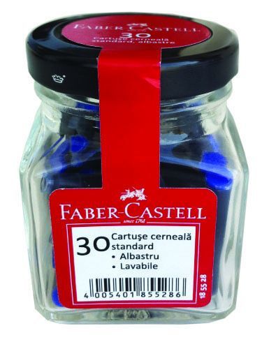 Cartuse cerneala mici albastre 30buc/borcan fc185528