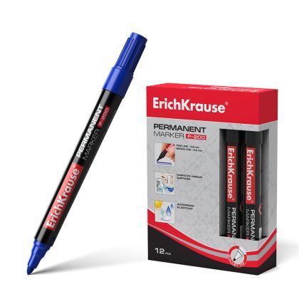 Marker permanent 200 albastru Erich 4778