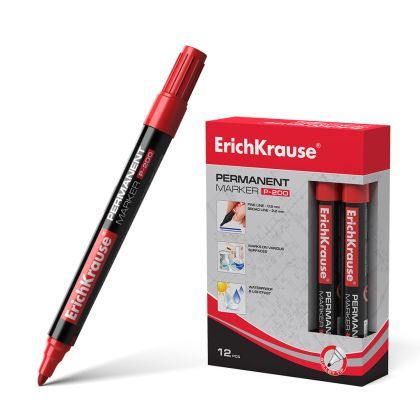 Marker permanent erich 200 rosu 4779