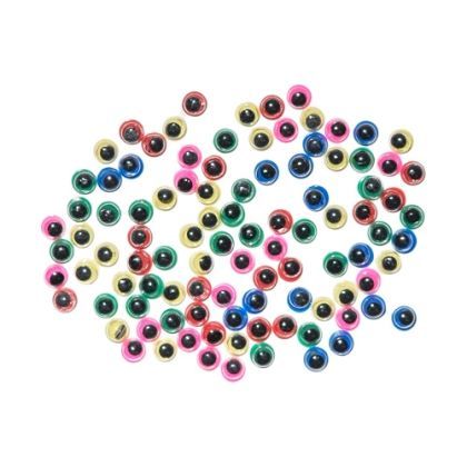 Accesorii craft - ochi color 5mm 100/set 137090