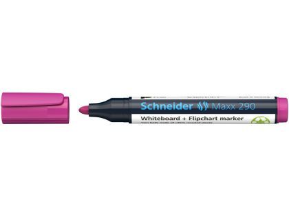 Marker whiteboard + flipchard schneider 290 roz