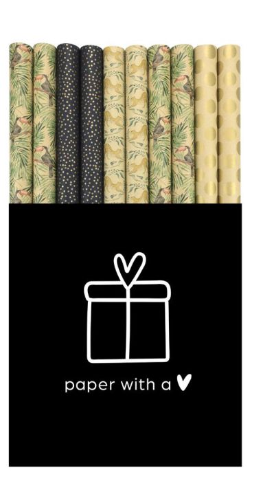 Hartie ambalaj rola 70cm x 2m celine rotolux rl370515