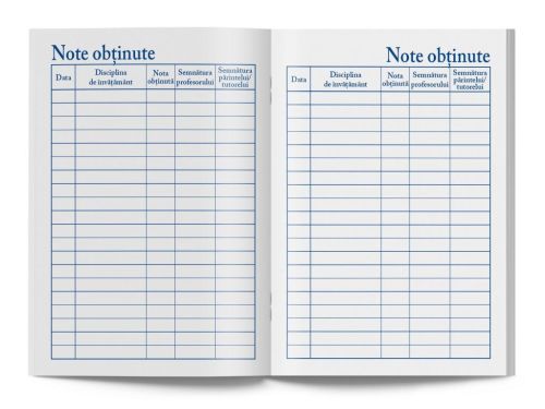 Carnet de elev pentru liceu tip965