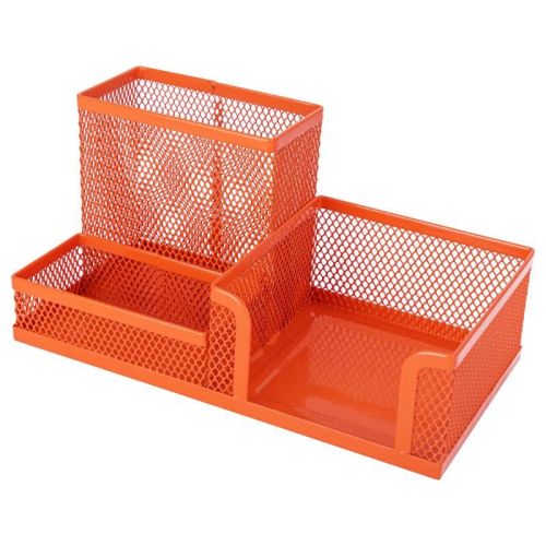 Suport birou 3 compartimente mesh color deli dle9154