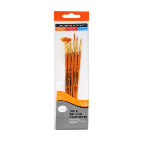 Set 5 pensule sintetic maner scurt fl216920500