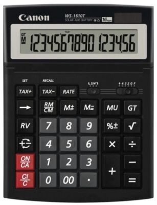Calculator canon 16 digit dpow. Ws1610t