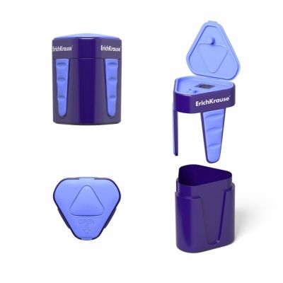 Ascutitoare plastic cu container 3-touch erich 33615