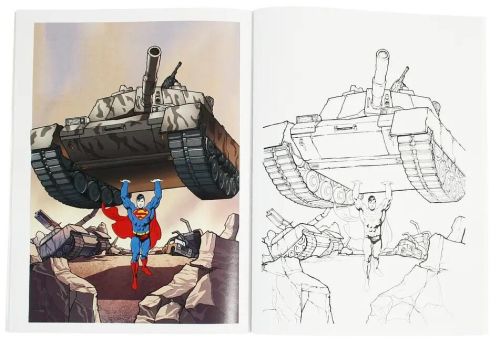 Carte de colorat superman 4 ep