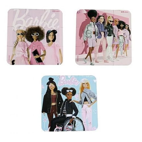 Puzzle barbie 3x9 piese fashion ep