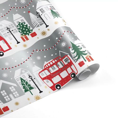 Hartie de ambalat 70x200 christmas shop - europrice