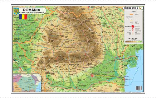 Harta Romania 70x100